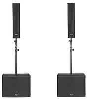 Dj 시스템 음향 2 (30만원) - DYNACORD VERTICAL ARRAY TS400+PSD215 (운반세팅비 별도)